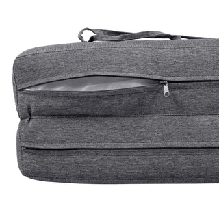 Outdoor Chaise Lounge Cushion Only, Water-Resistant Patio Lounge Chair Cushion With Removable Cover
