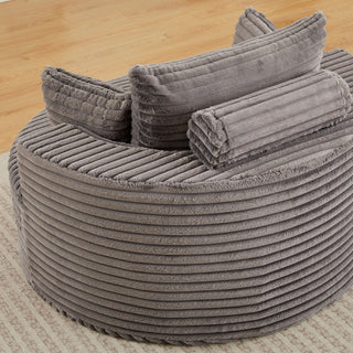 Modern Single Sofa With Backrest Pillow For Living Room