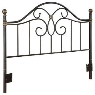 Full And Queen Headboard With Butterfly Detailing - Black