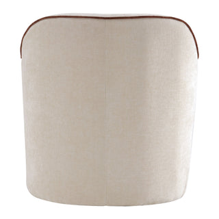360° Swivel Accent Chair With Flared Arms