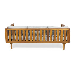 Claremont - 3 Seater Daybed Teak Acacia Wood Water Resistant Cushions