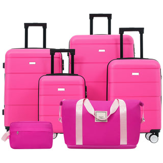 Hardshell Luggage Set 6 Piece With Duffel & Toiletry Bag