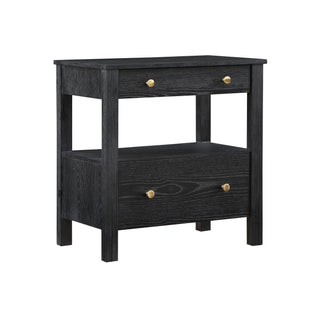 Danielle - 2 Drawer Nightstand - Black