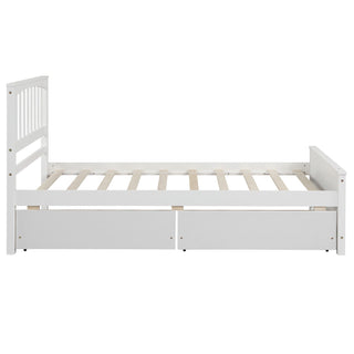 Platform Bed With Two Drawers