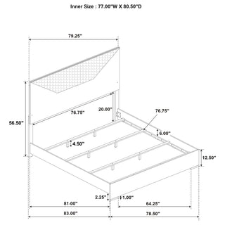 Pierce - Panel Bed LED Headboard