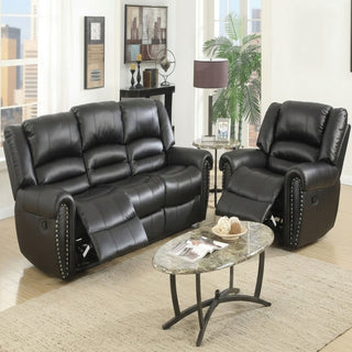 Modern Living Room Set With Nailhead Trim