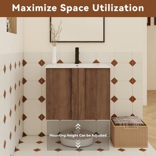 Floating Bathroom Vanity With Sink Combo