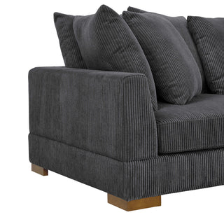 Large Seating Modular Sleeper Sectional - Dark Gray