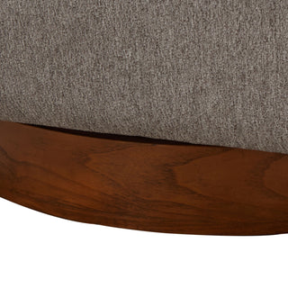 Miramar - Swivel Barrel Chair With Wooden Base