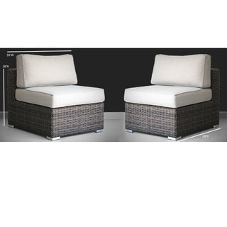 Minnesota - Armless Patio Chairs (Set of 2)