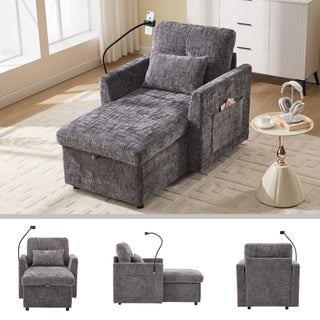 Multifunctional Recliner Sofa With Storage And Phone Bracket