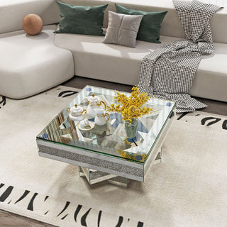 Coffee Table - Silver - Mirror