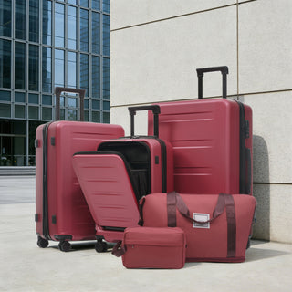 Hardside Luggage Set 5 Piece With Front Opening