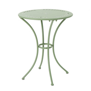 Ambrosia - 3 Piece Bistro Set With Leaf Motifs Top And Seat