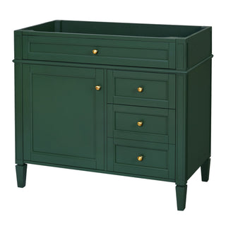 Bathroom Vanity With 2 Drawers And Tip-Out Drawer, Storage Cabinet