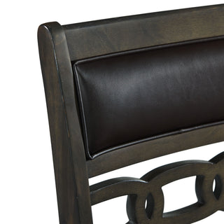 Amherst - Counter Side Chair With PU Cushion (Set of 2) - Gray Finish