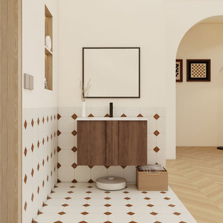 Floating Bathroom Vanity With Sink Combo