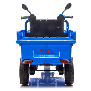 12V Kids Electric 3 Wheel Cargo Truck With LED Lights & Music