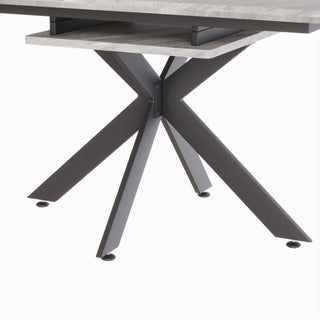 Modern Mid-Century Dining Table Set With Extendable Design