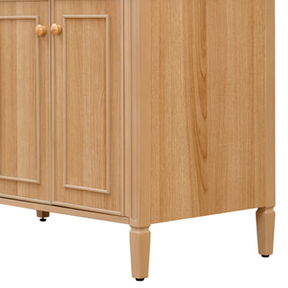 Bathroom Vanity With Sink, 3 Drawers & 2 Doors