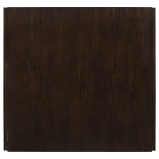 Dining Table With Drop Extension Leaf Table With Foldable Ends For Compact Spaces - Brown