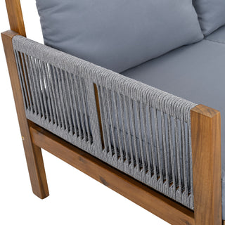 Outdoor 3 Seat Patio Sunbed