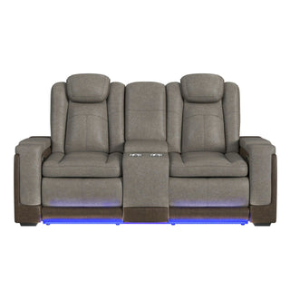 Lantana - Power Motion Loveseat With Power Headrest, LED, And Console