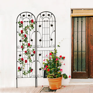Metal Garden Trellis Rustproof Trellis For Climbing Plant Outdoor Flower Support