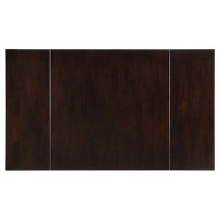 Dining Table With Drop Extension Leaf Table With Foldable Ends For Compact Spaces - Brown