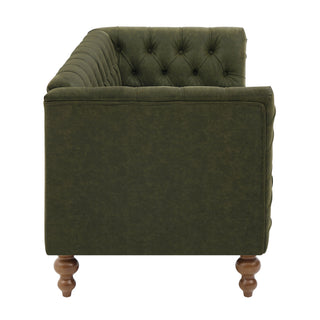 Chesterfield Sofa With Flared Arms For Living Room