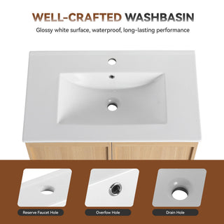 Floating Bathroom Vanity With Sink Combo