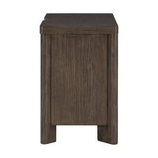 3 Drawer Nightstand With USB - Dark Oak
