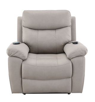 Chriki - Polished Power Motion Recliner With Lift Heating Massage Chair