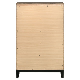 Gregory - 5 Drawer Chest - Smoke Gray