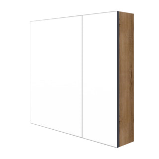 29.63" Wall Mounted Cabinet With Adjustable Shelves Storage Cabinet For Bathroom - Imitative Oak