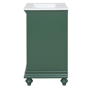 Modern Bathroom Vanity With Tip-Out Drawer And Soft-Close Hinges