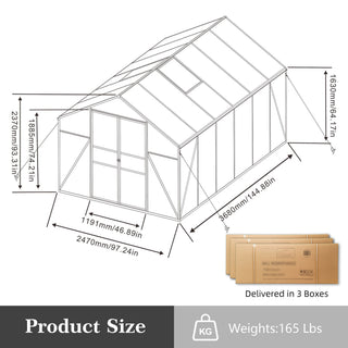 Gain Height Windproof house All Season Outdoor Garden Shelter