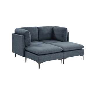 Upholstered Modular Sectional & Tall Legs