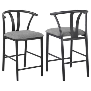 Tazman - Counter Height Dining Side Chair (Set of 2) - Gray