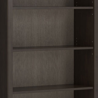 Amherst - 5 Shelf Bookcase - Brown