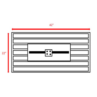 Rectangular Fire Pit With Frame Elegant Design