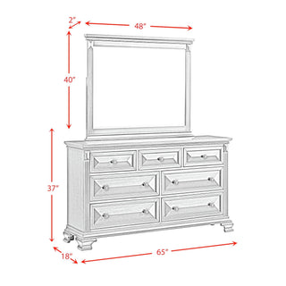 Bridgestone - Dresser And Mirror Set