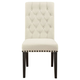 Tufted Rolled Backrest Side Chairs (Set of 2)