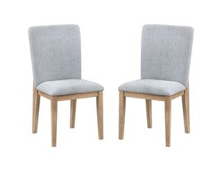 Caspian - And Oak Finish Dining Chair (Set of 2) - Gray