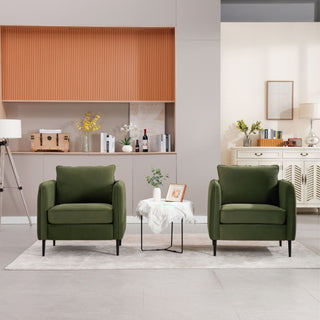 Accent Chair With Pillow For Living Room