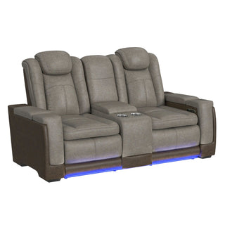 Lantana - Power Motion Loveseat With Power Headrest, LED, And Console