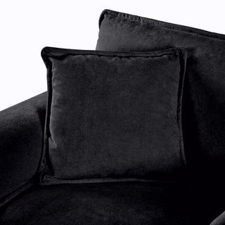 Modern Oversized Deep Seat Luxury 2 Piece Sofa Set With 4 Pillows