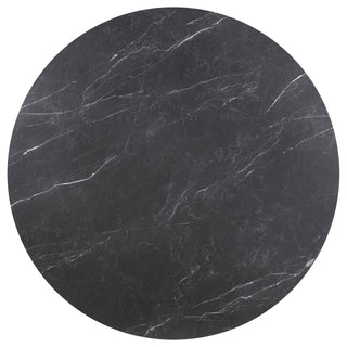 Dorgan - Round Dining Table - Black