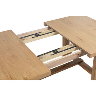 6 Piece Extension Leaf Dining Set With Expandable Table, Spindle Back Chairs And Bench - Natural