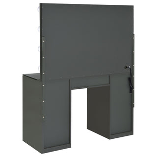 Fern - 7 Drawer Vanity Set With Mirror And Globe Lights